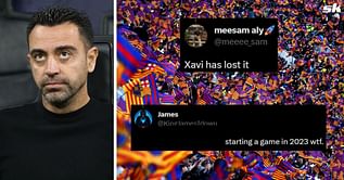 "I'm scared already", "Xavi has lost it" - Fans in disbelief as 2 stars start for Barcelona in La Liga fixture against Villarreal