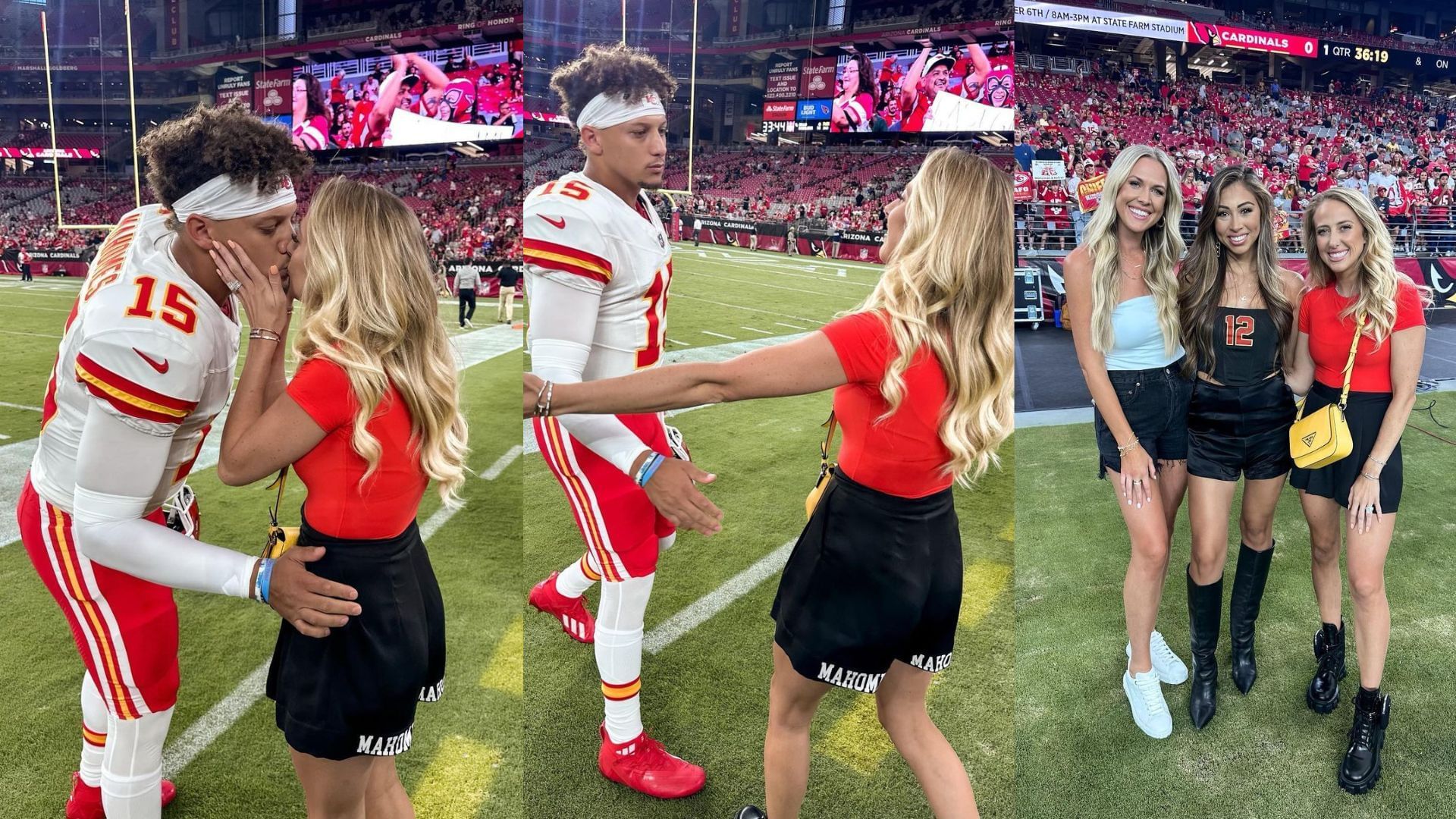 Brittany Mahomes frustrated with Cardinals over empty stadium at