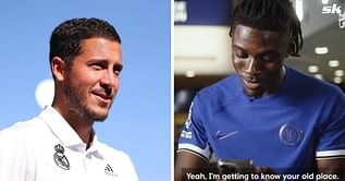“Are you a Blue now or what?” – Eden Hazard features in announcement video as Chelsea confirm Romeo Lavia transfer