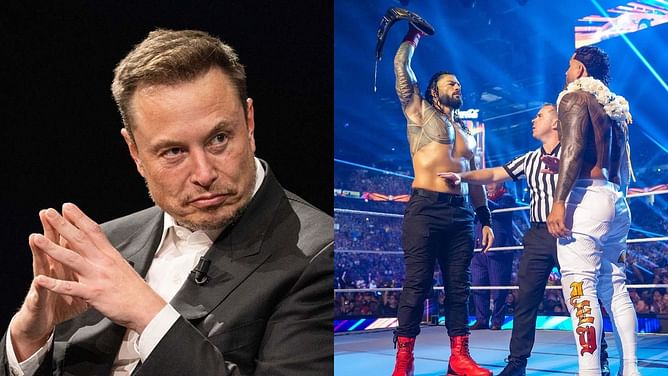 Elon Musk reacts to Roman Reigns vs. Jey Uso at WWE SummerSlam