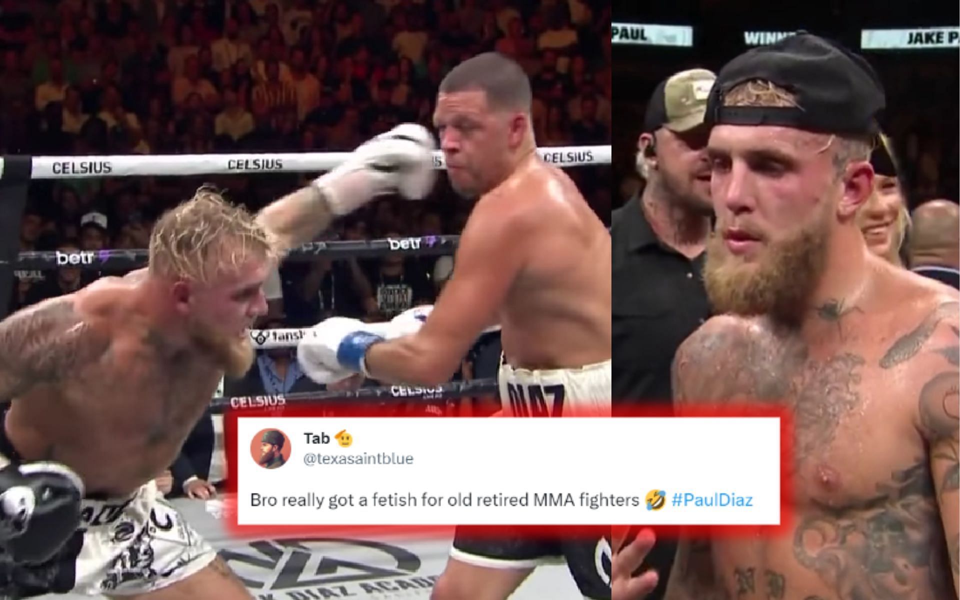 UFC world decimates Jake Paul [Images via: @daznboxing on Instagram]