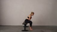 Seated Good Morning exercise (Image via Getty Images)