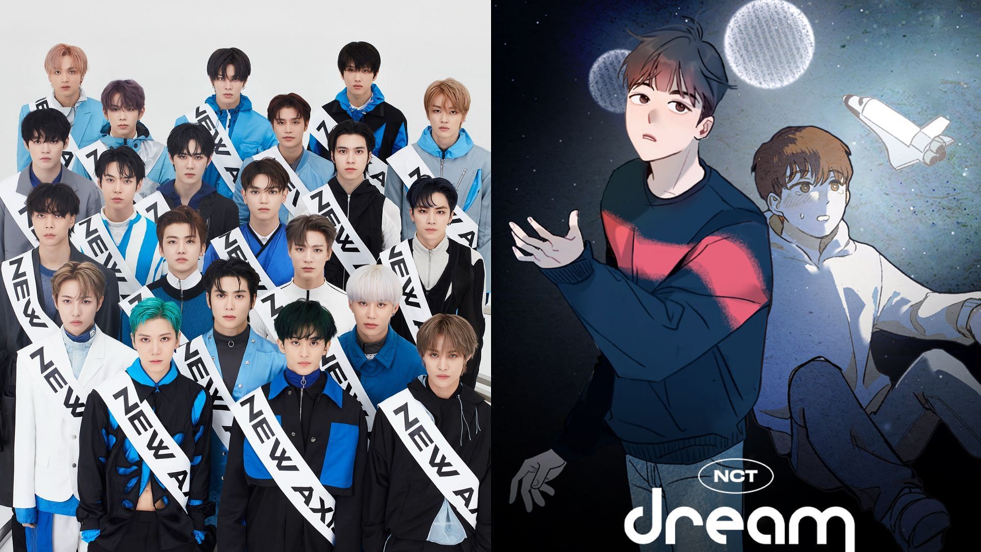 SM Entertainment announces webtoon for NCT (Images via Twitter/NCTsmtown)