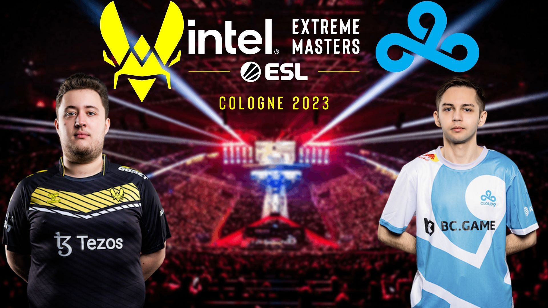 Team Vitality vs Cloud9 at CS:GO IEM Cologne 2023 (Image via Sportskeeda)