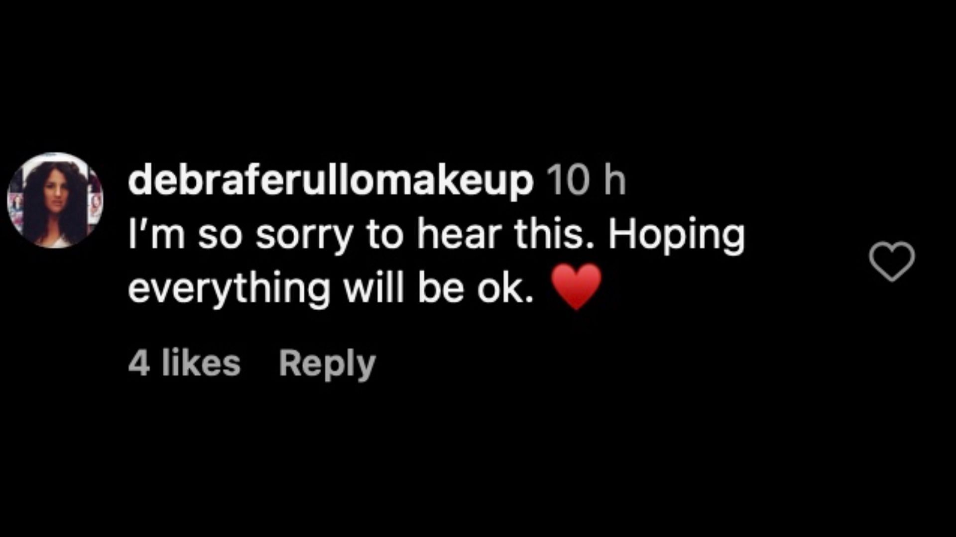 Comment from Katherine Mcphee&#039;s Instagram post about Jakarta Tour. (Images via Instagram/@katharinefoster)