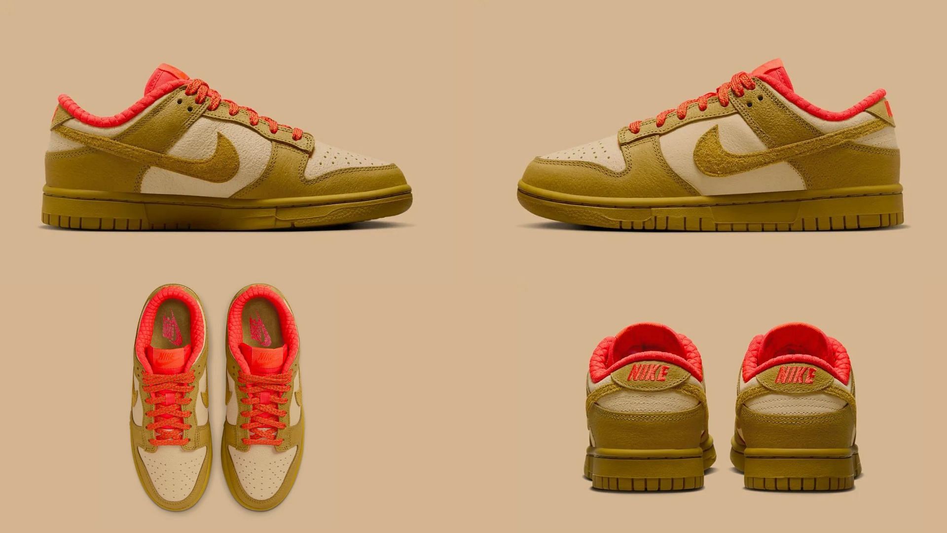 Here&#039;s a detailed look at the arriving Dunk Low sneakers (Image via Nike)