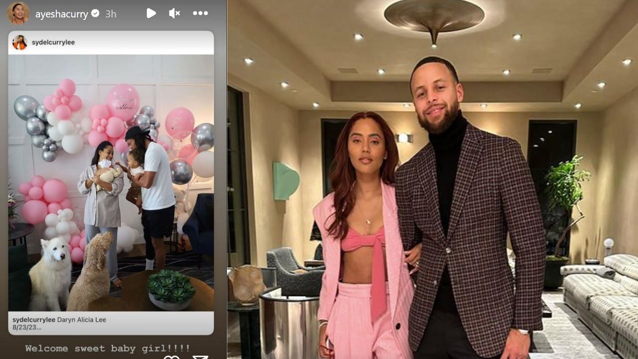 Steph Curry and Ayesha Curry welcomed Damion Lee and Sydel Curry