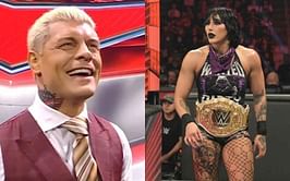 [WATCH] Rhea Ripley has a meltdown after getting kicked out from ringside during Cody Rhodes' match at WWE SuperShow