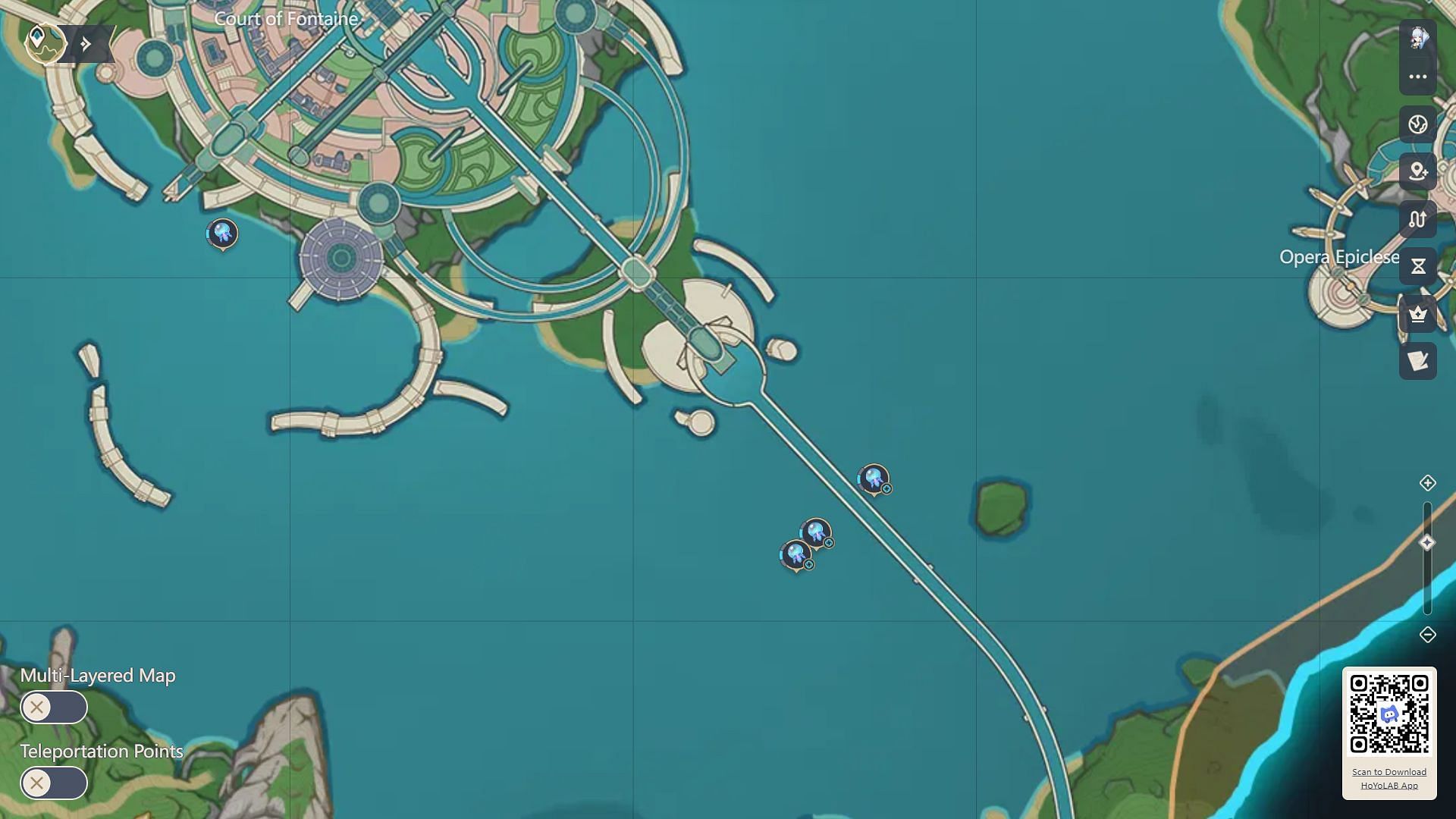 Tidalga is located underwater (Image via HoYoverse)