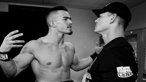 Austin Theory successfully defended his US Title against John Cena at WrestleMania 39