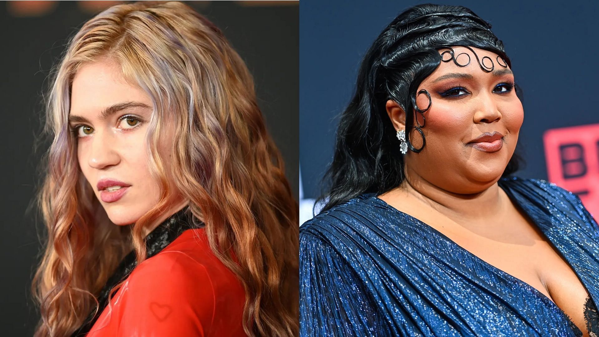 Grimes and Lizzo. (Photos via Getty Images)