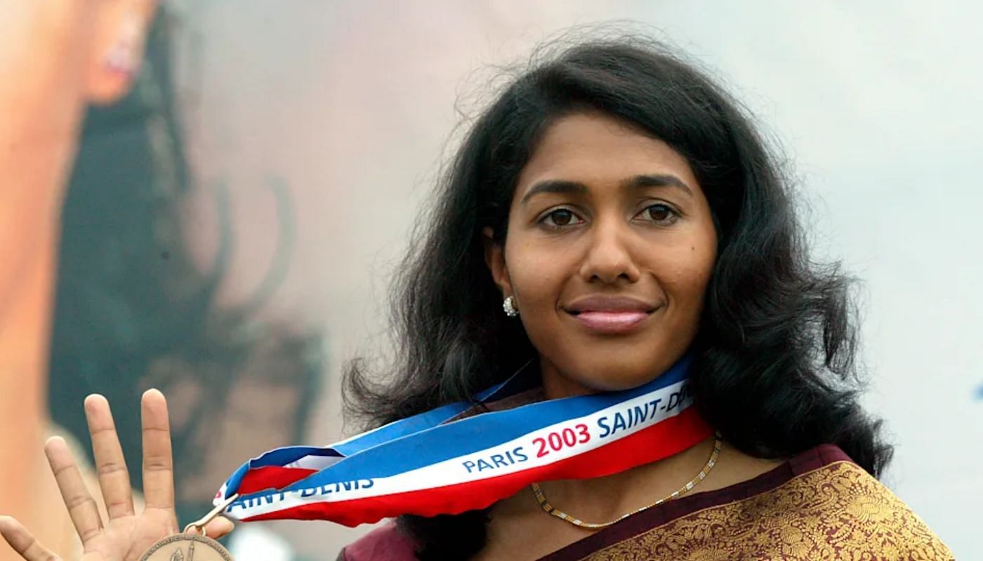 Anju Bobby George recognized among 40 women who changed athletics (Image via Olympics)