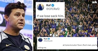 “Poch man, you’re killing me”, “If we lose, sack him” – Chelsea fans furious with Pochettino decision as Blues name line-up to face Luton