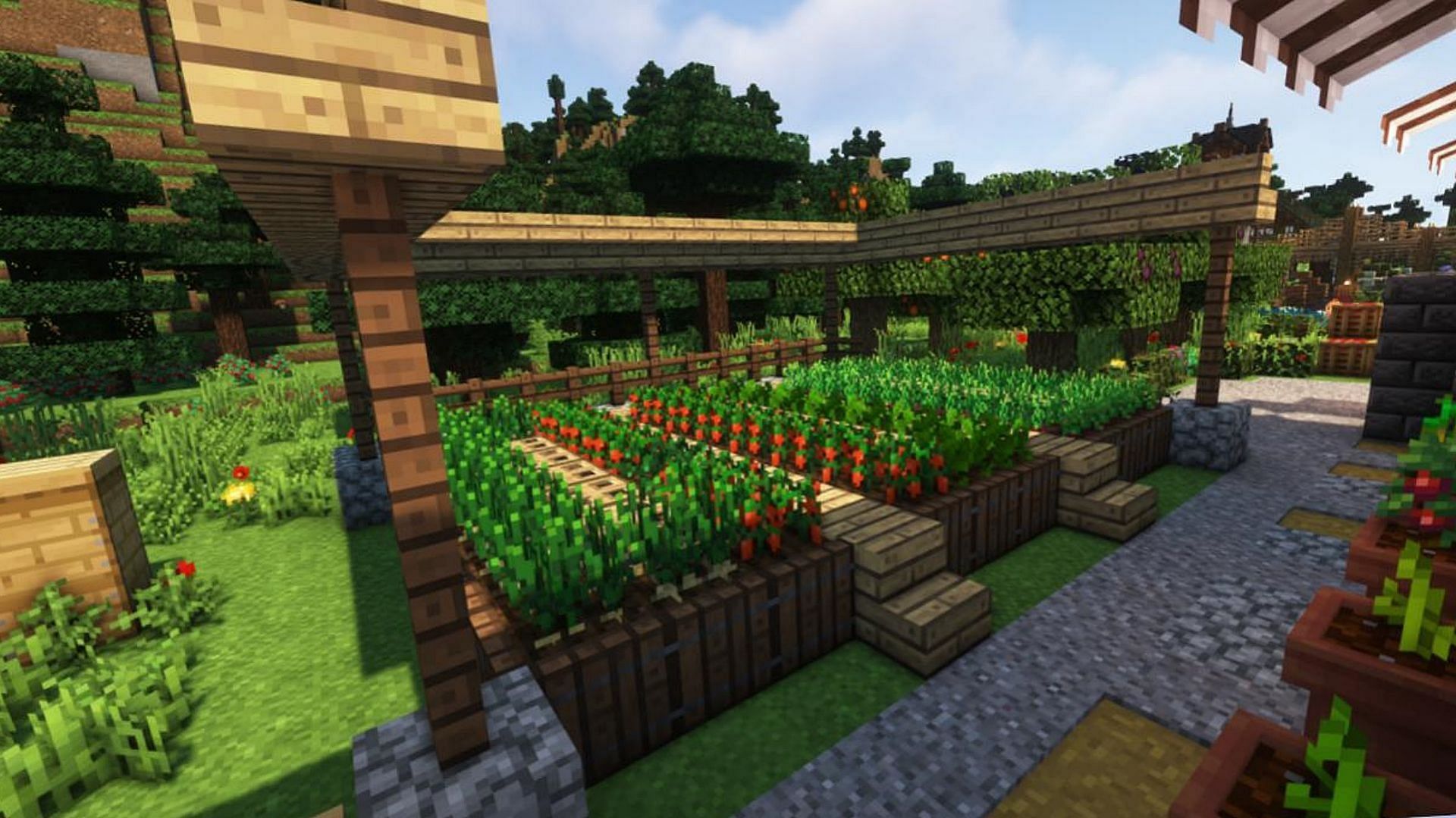 Life in a Village is a laid-back modpack with casual quest lines for Minecraft (Image via CurseForge)