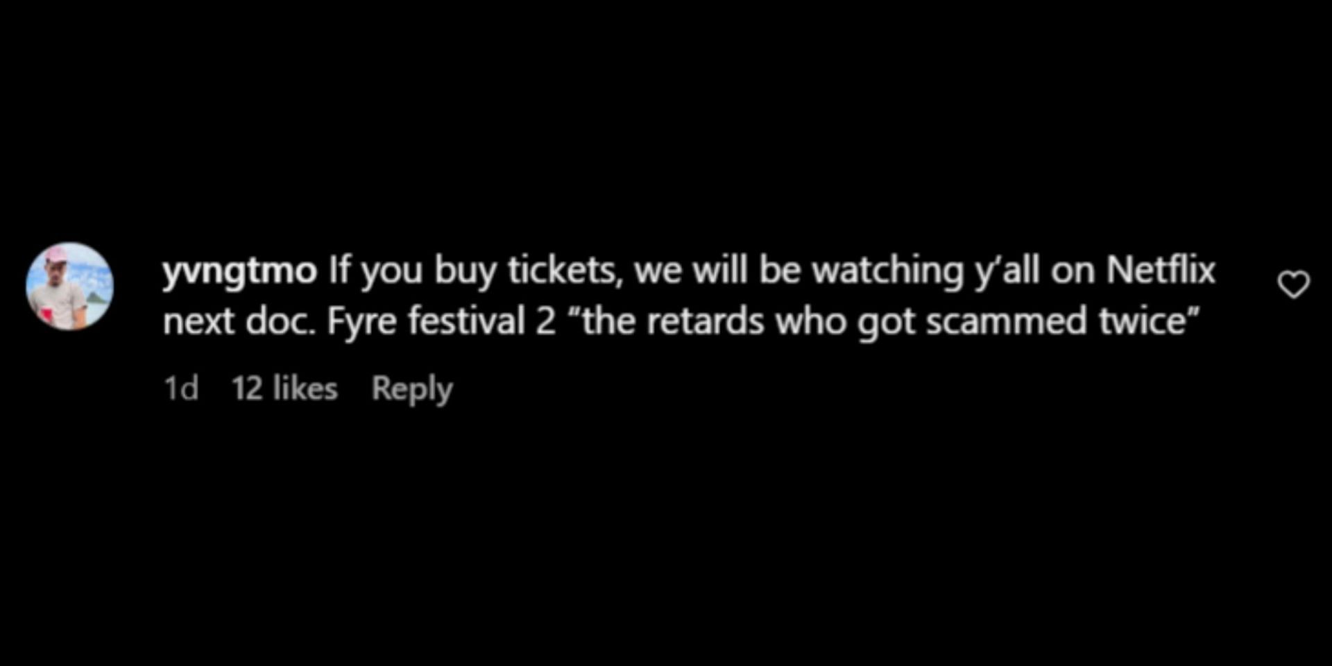 Billy McFarland&#039;s announcement for the return of the Fyre music festival sparks hilarious reactions online. (Image via Instagram/@pyrtbilly)