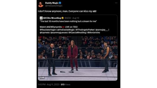 Has Daddy Magic had enough of Chris Jericho?