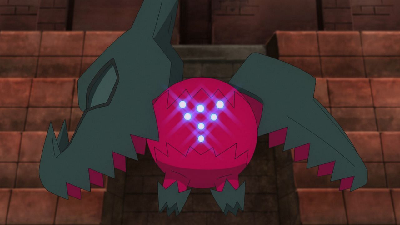 Regidrago as seen in the anime (Image via The Pokemon Company)