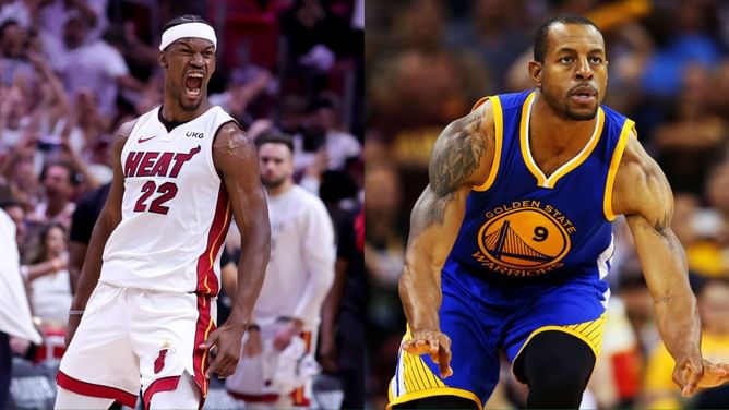 “Can’t shoot 3s, can’t go left”: Andre Iguodala amazed at Jimmy Butler’s ability to 'figure things out'