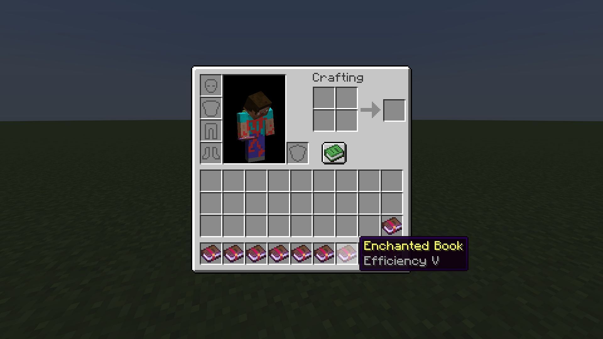 Efficiency enchanted book (Image via Mojang)