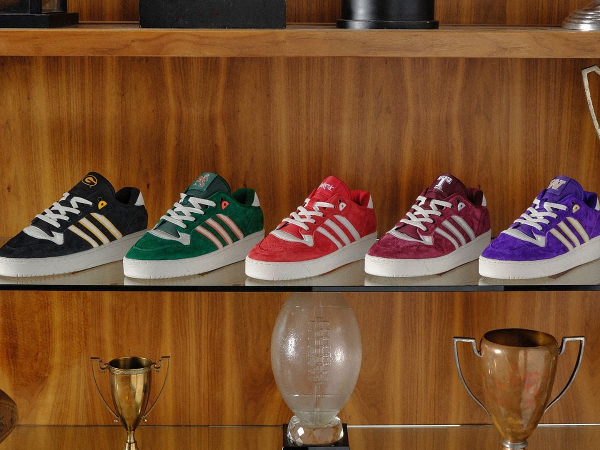 NCAA x Adidas Originals footwear collection (Image via Twitter/@_XavierHunter)
