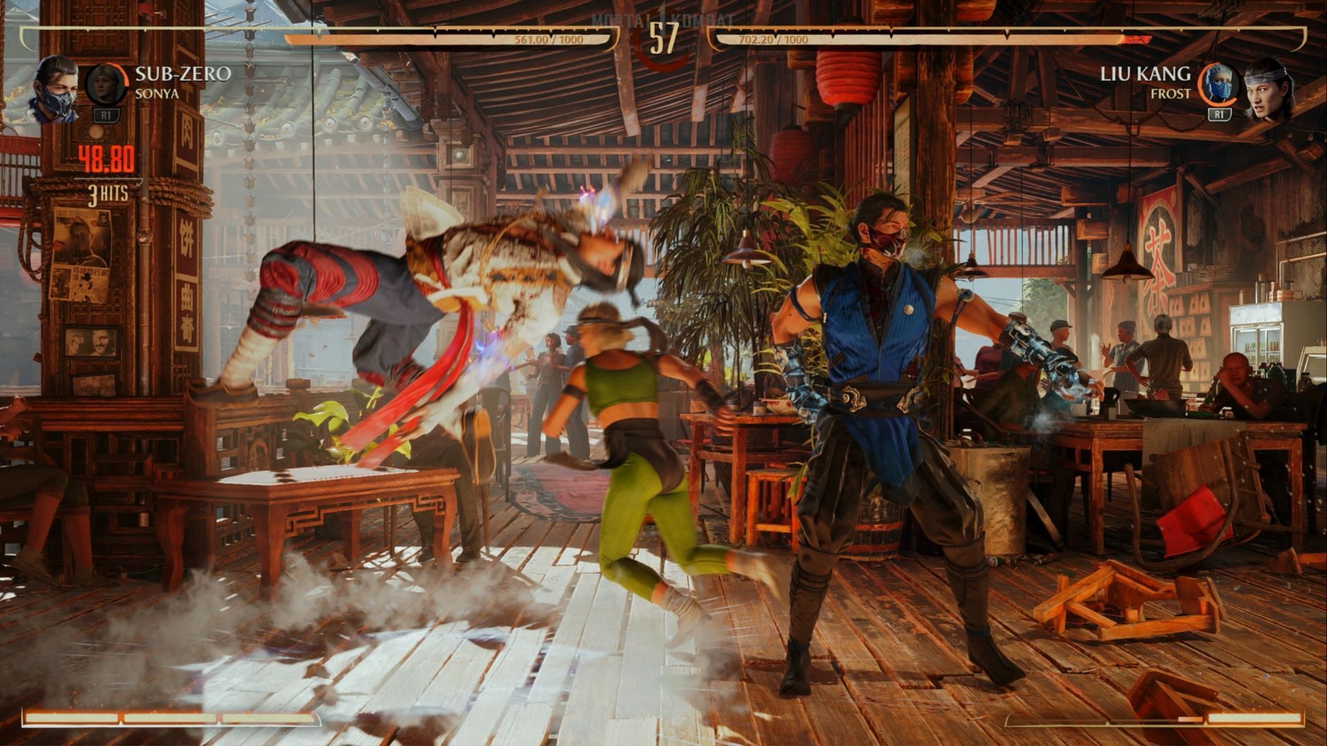 Don&#039;t underestimate the leg grab (Image via NetherRealm Studios)