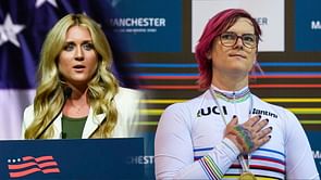 Riley Gaines supports suspension of transgender cyclist Veronica Ivy