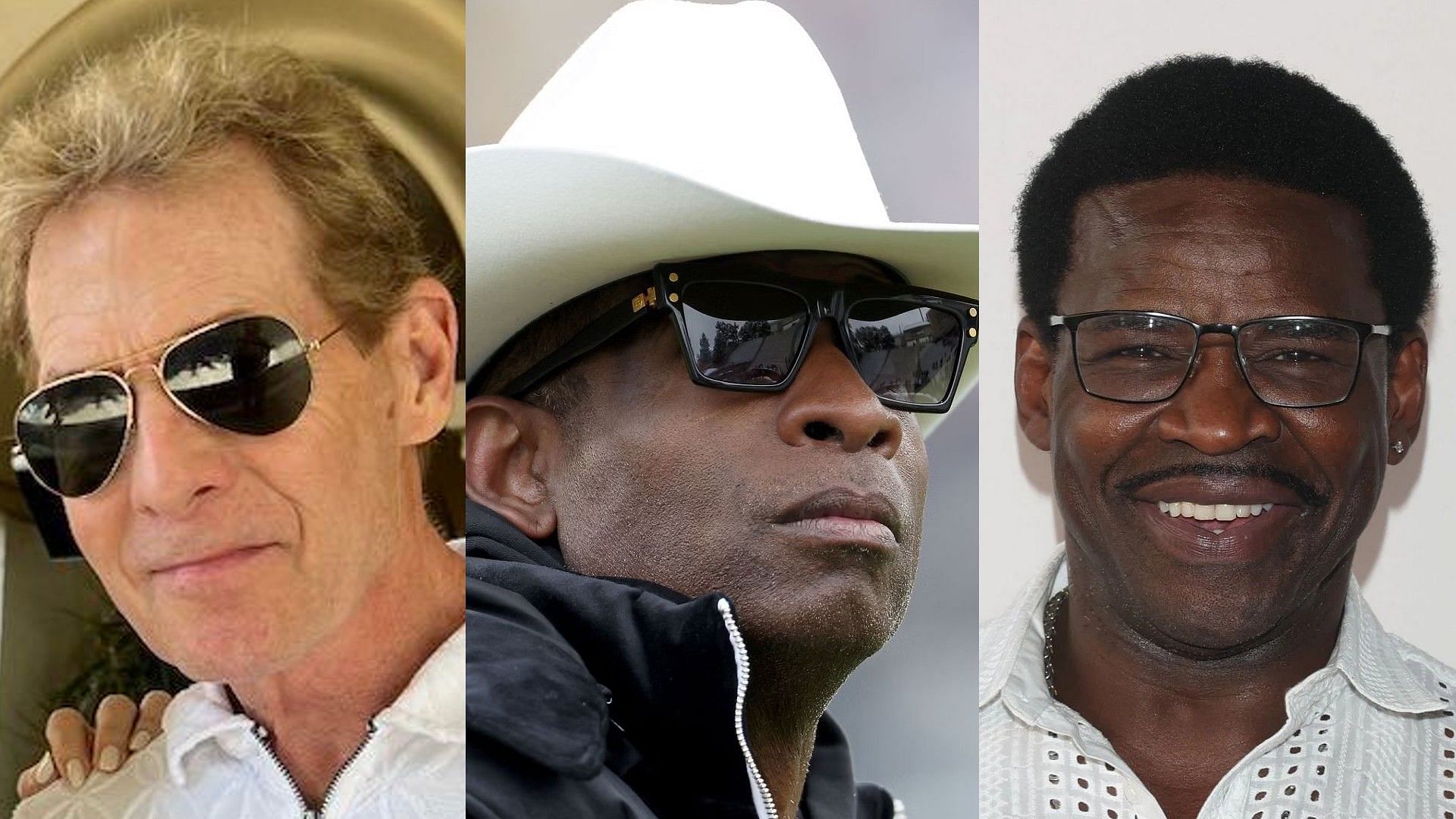 Michael Irvin and Deion Sanders meet up before former Cowboys star joins Skip Bayless - Courtesy of Skip Bayless on Instagram