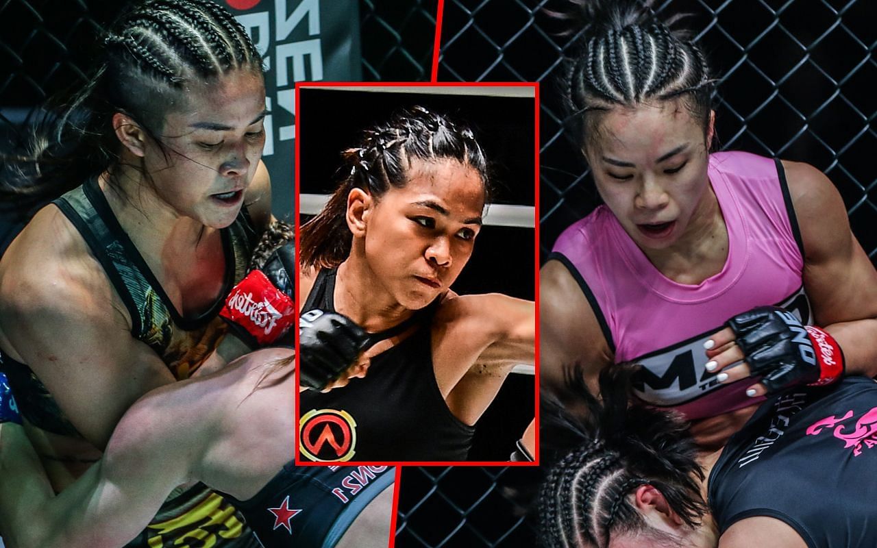 Stamp Fairtex, Denice Zamboanga, and Ham Seo Hee - Photo by ONE Championship