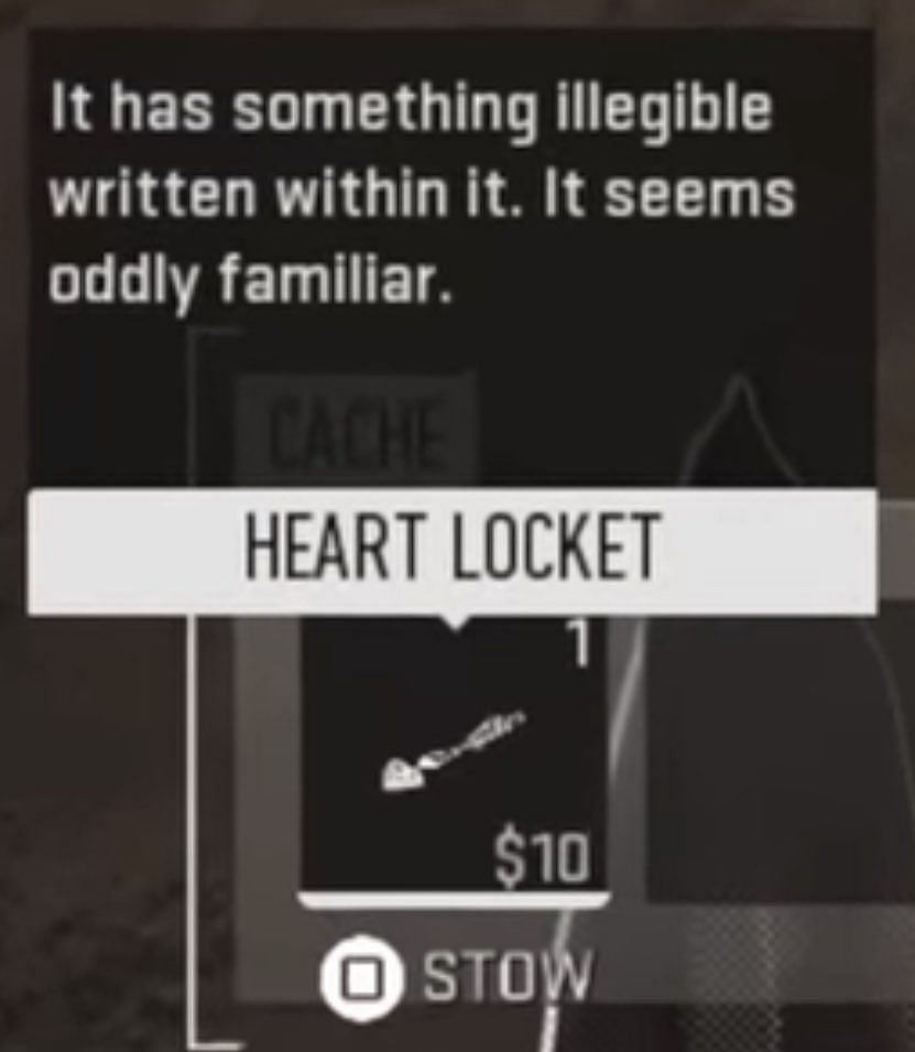 Heart locket item in DMZ (Image via Activision)