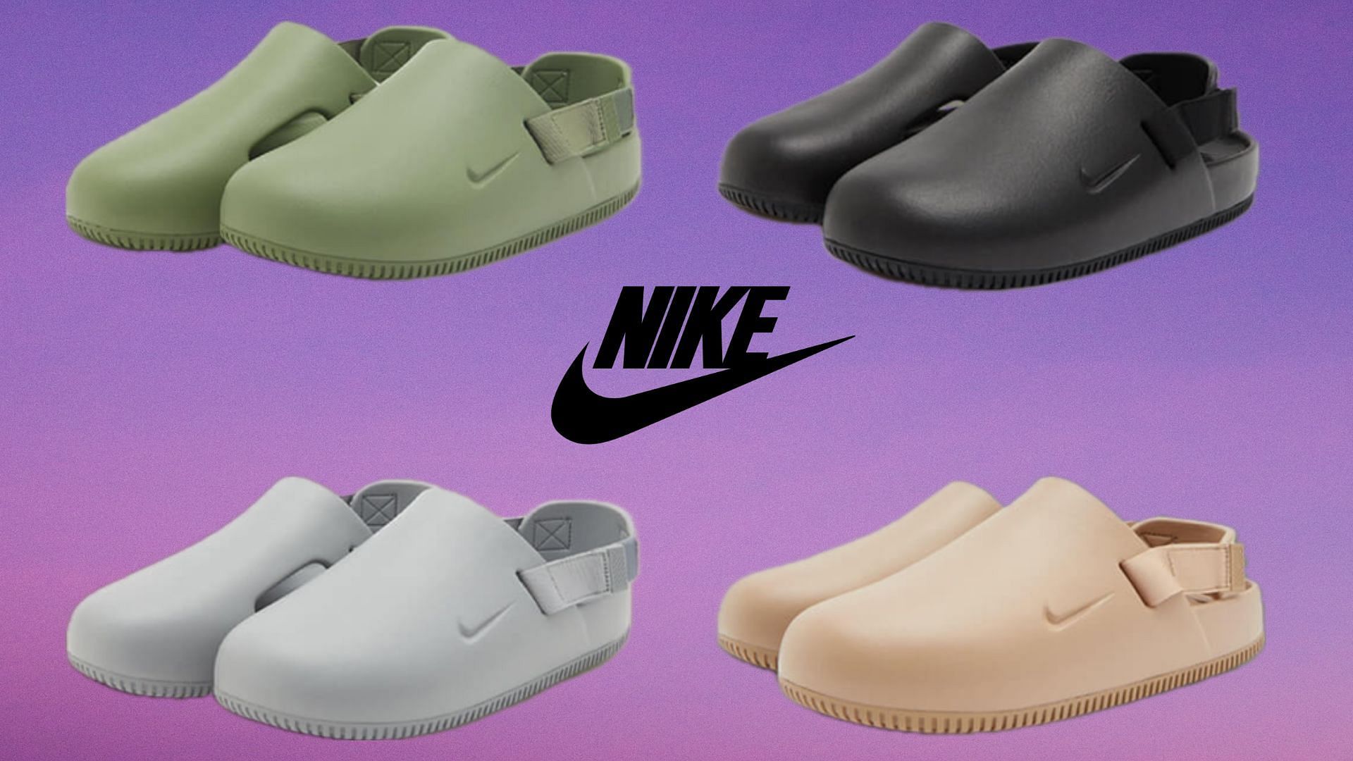 Nike Calm Mule colorways (Image via Nike)