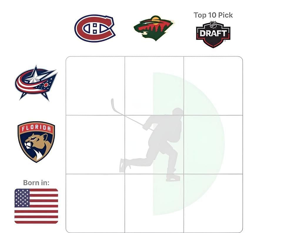 Crossover NHL Grid answers August 11