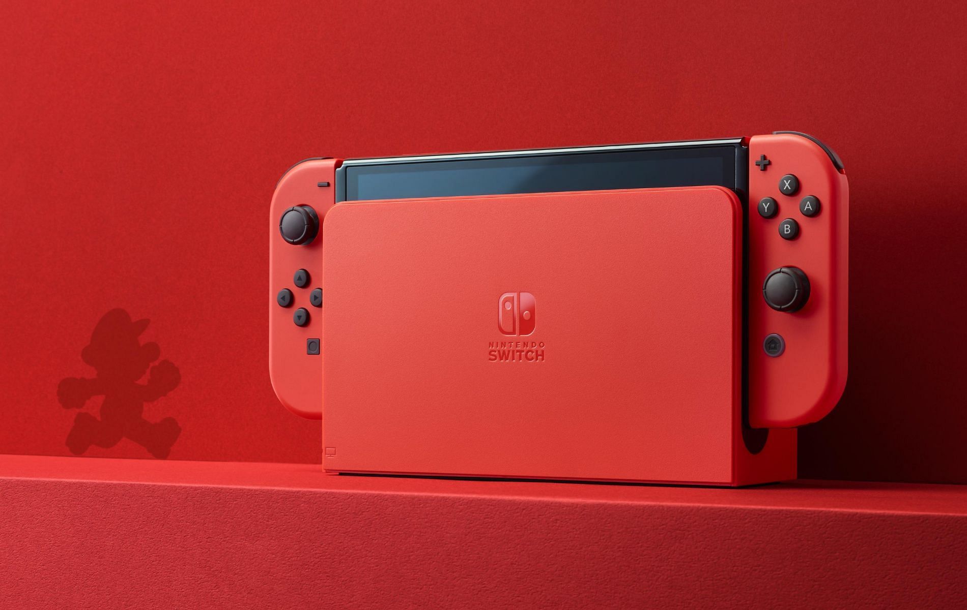 Official promotioanl screenshot for the brand new Nintendo Switch OLED Model Mario Red Edition by Nintendo