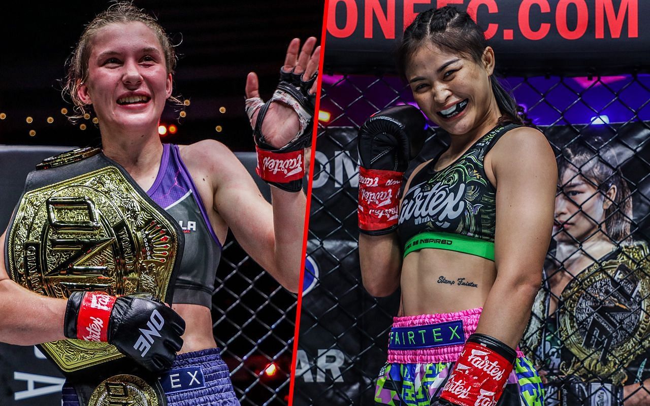 Smilla Sundell (left) and Stamp Fairtex (right) | Image credit: ONE Championship