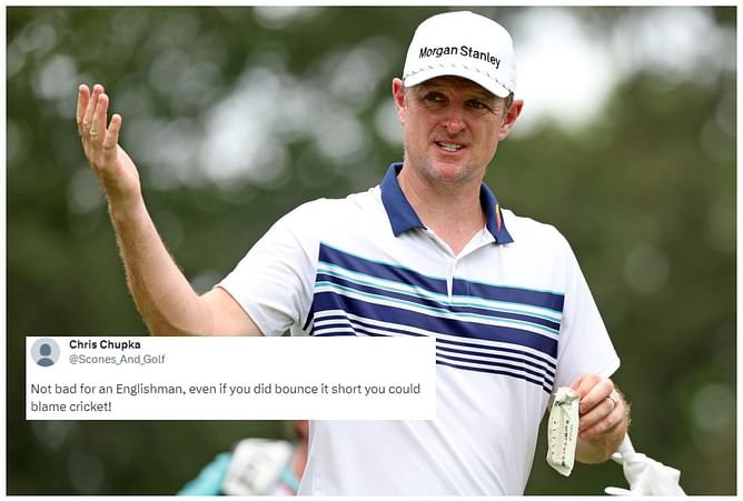 “Not bad for an Englishman”: Justin Rose impresses golf fans with his successful first pitch for 3-time MLB champions Chicago Cubs