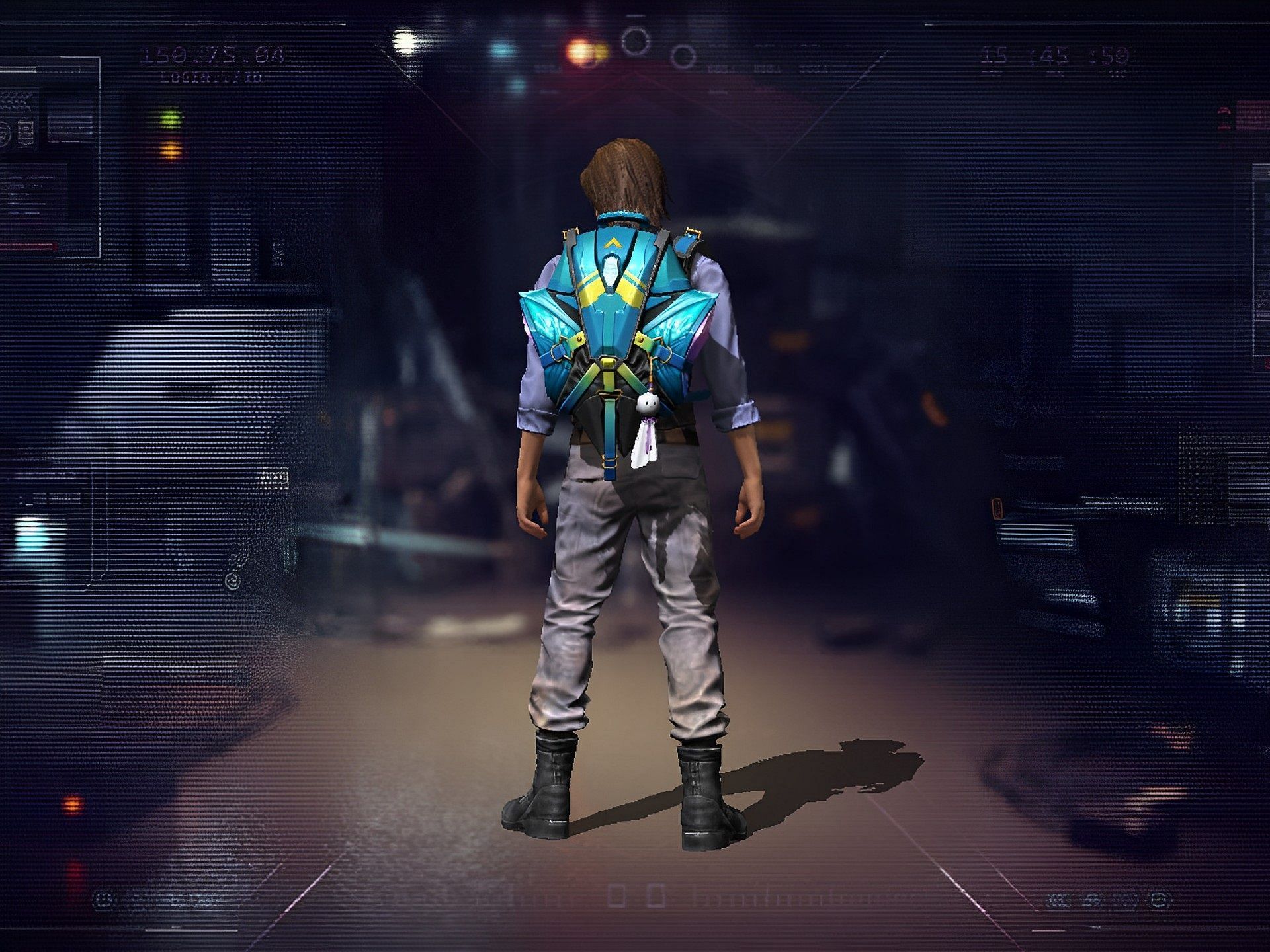 Aqua Backpack in Free Fire