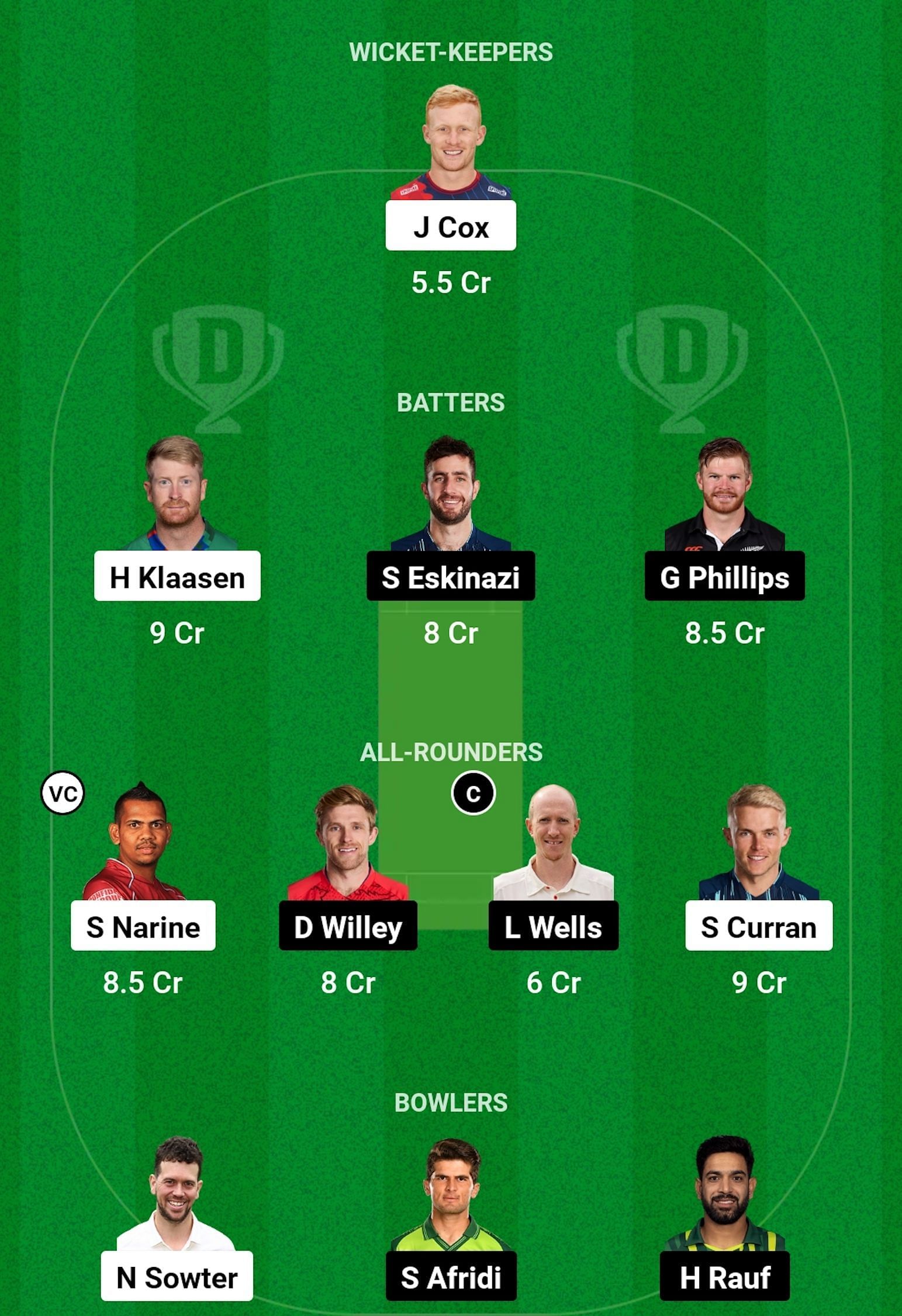 OVI vs WEF Dream11 Prediction, Match 9, Grand League Team