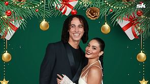 Fans spot the connection as Vanessa Hudgens finds Cole Tucker in 'The Knight Before Christmas' and in real life