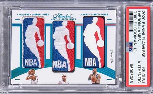 LeBron James Triple Logoman Card (Photo: Beckett)