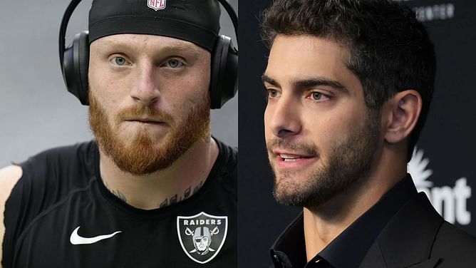 Maxx Crosby welcomes Jimmy Garoppolo with Patrick Mahomes treatment at Raiders training camp