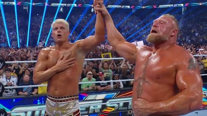 WWE SummerSlam में हार के बाद Brock Lesnar का पिघला दिल, रिंग में किया कुछ ऐसा जिसे देखकर आपकी आंखों में आ जाएंगे आंसू