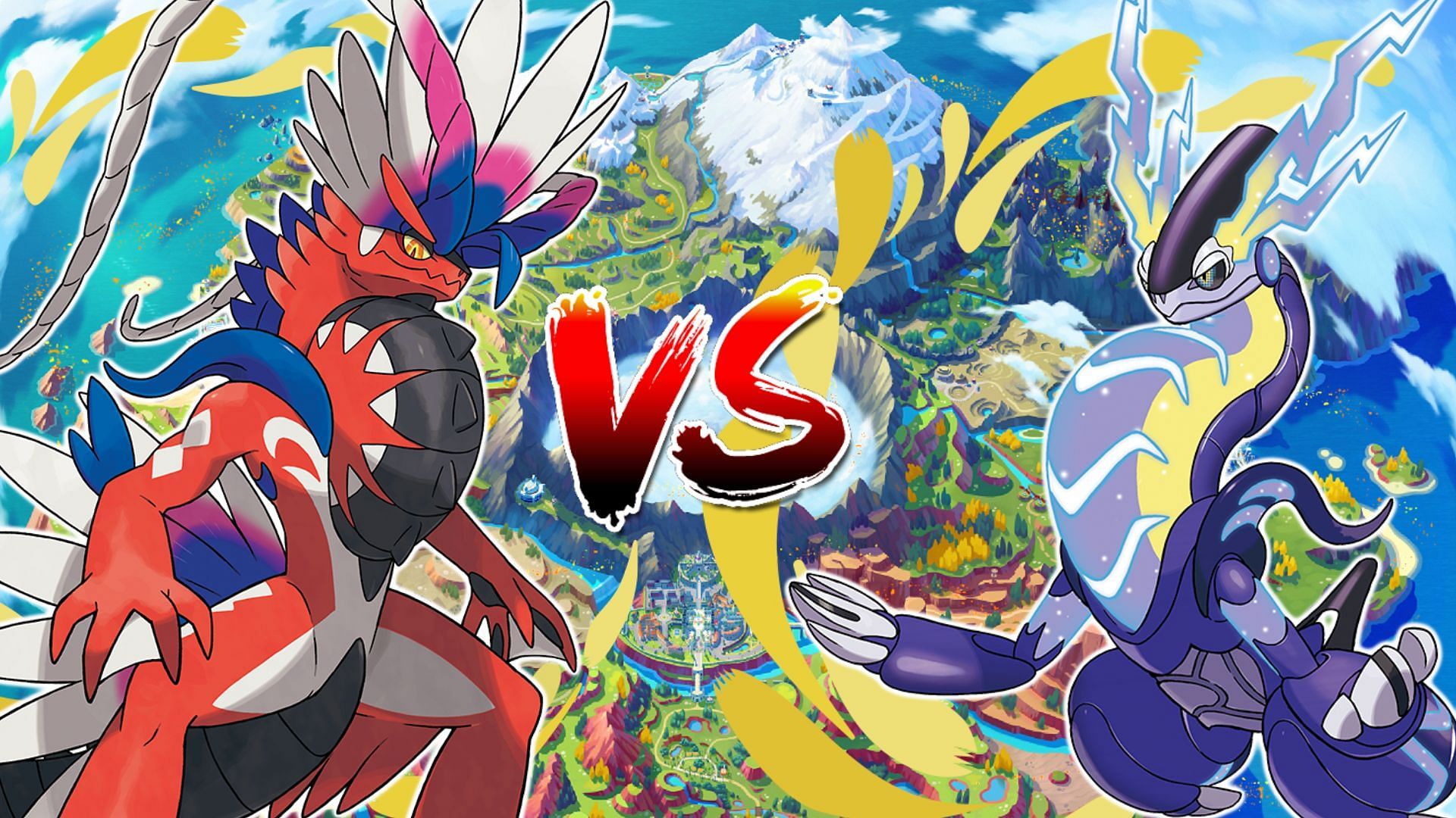 Koraidon and Miraidon are the mascots of Pokemon Scarlet and Violet respectively.