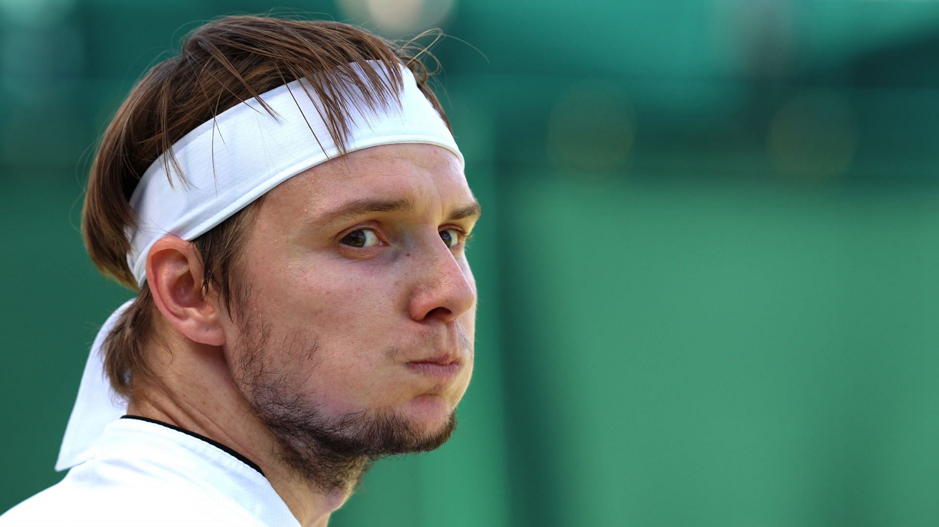 Alexander Bublik pictured at Wimbledon 2023