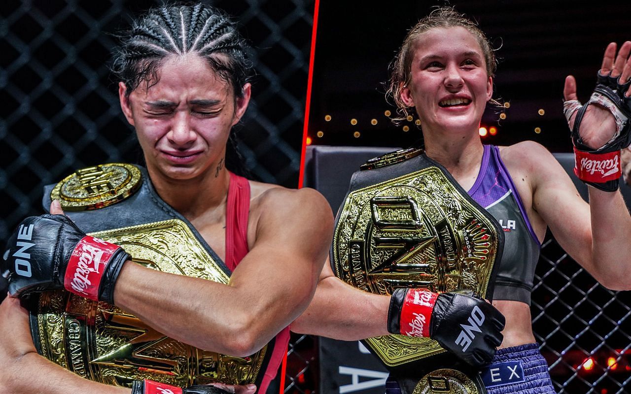 Allycia Hellen Rodrigues (Left) faces Smilla Sundell (Right) at ONE Fight Night 14