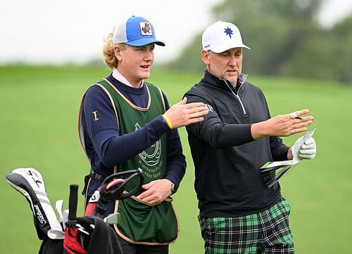 Ian Poulter and Luke Poulter (via Getty Images)