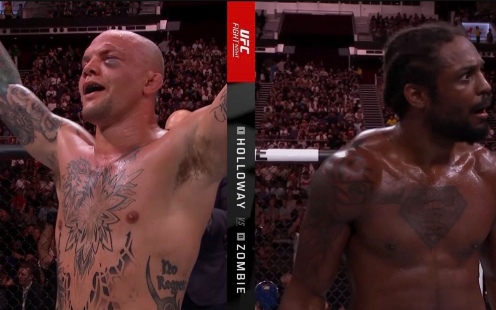 Anthony Smith and Ryan Spann at UFC Fight Night Singapore