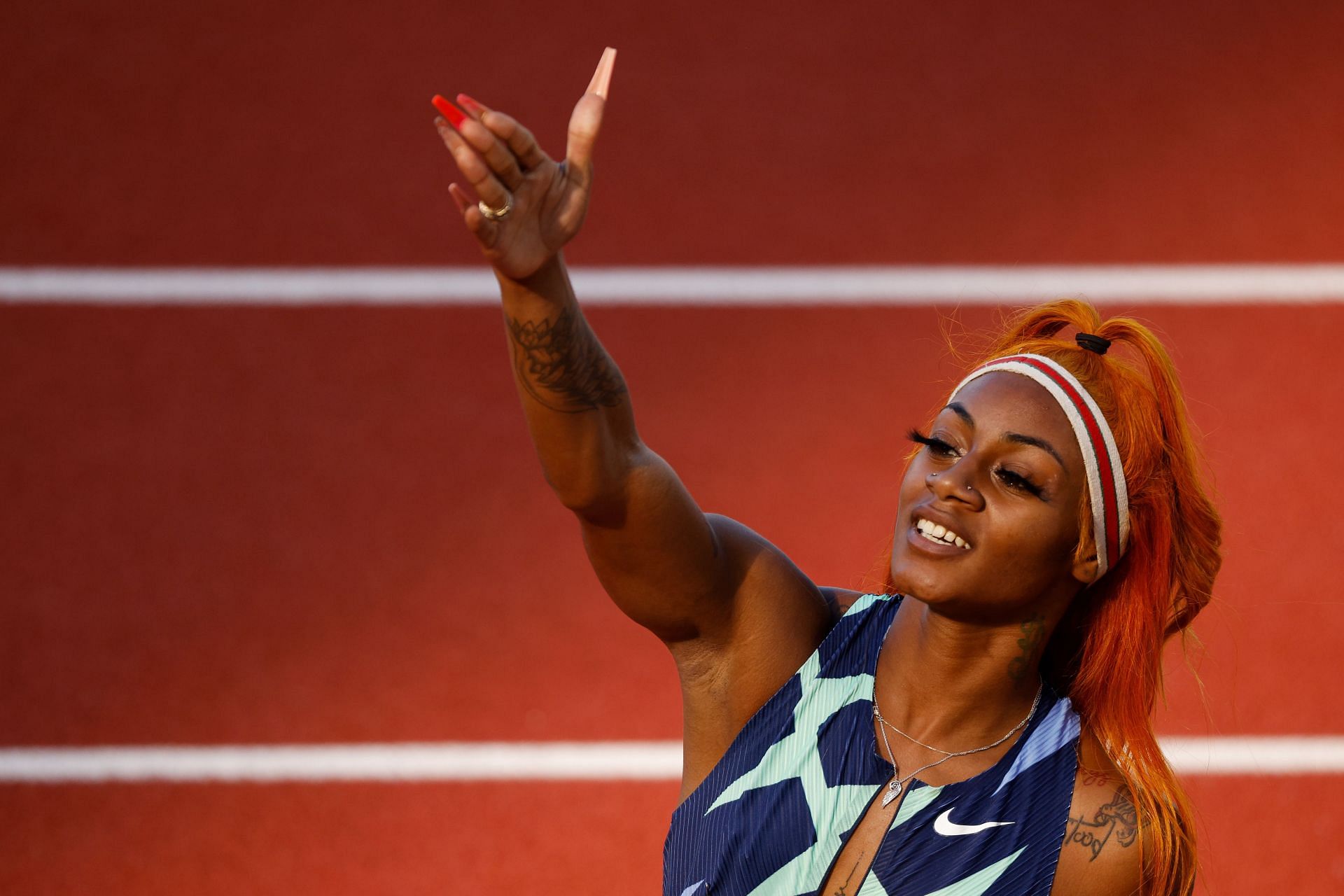 Sha&#039;Carri Richardson at the 2020 U.S. Olympic Track &amp; Field Team Trials - Day 2 (Image: Getty)