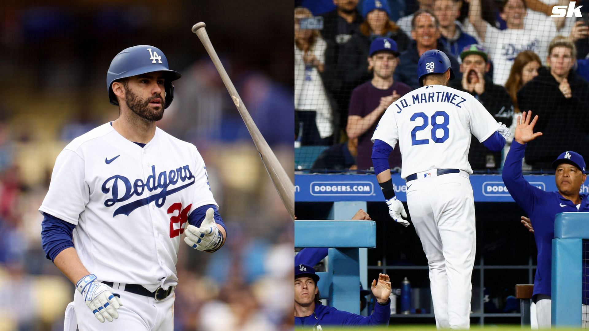 Los Angeles Dodgers place J.D Martinez on 10-day injured list 