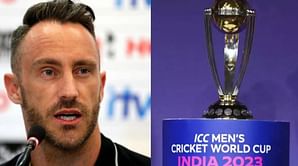 "It will be hard to get past a team like India in home conditions" - Faf du Plessis picks his favorites for World Cup 2023