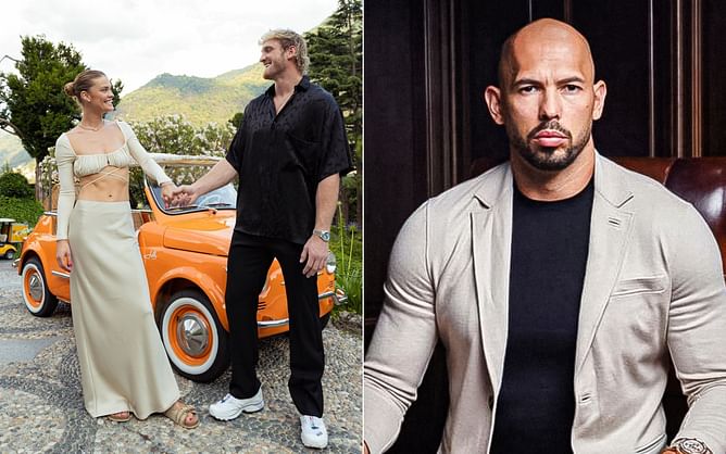 Andrew Tate calls on therapist to help Logan Paul after fiancée Nina Agdal falls victim to online vendetta