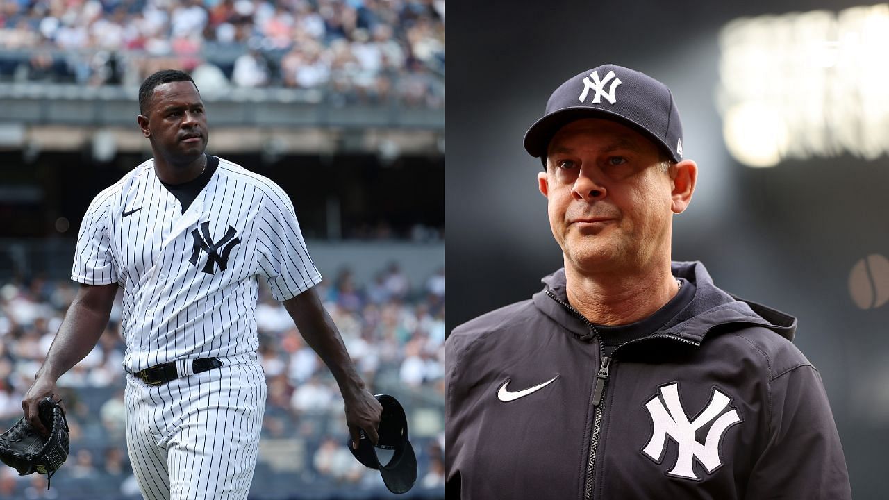 Luis Severino is ins white yankees jersey piring confidence for the Yankees  heading into October